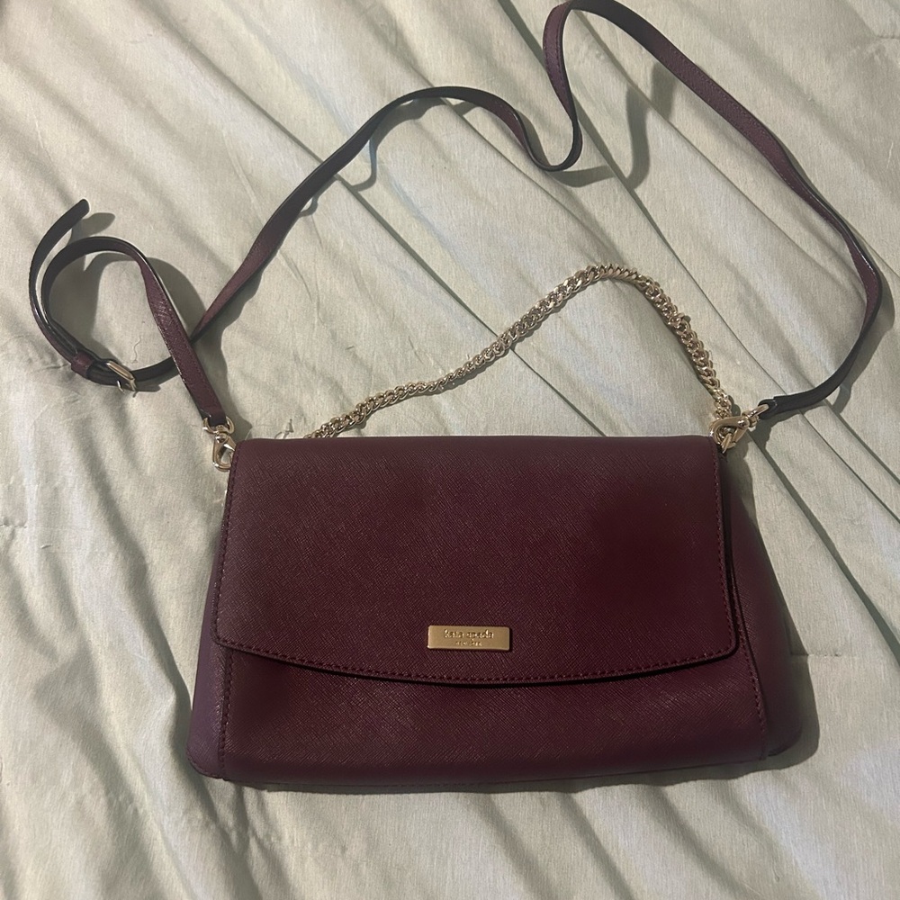 Kate Spade Burgundy Crossbody Bag